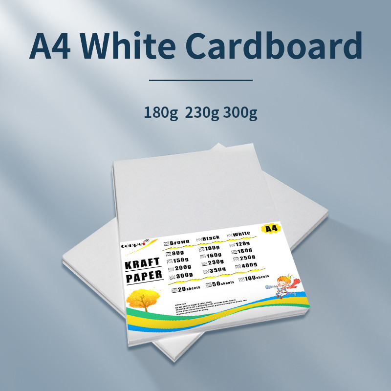 

A4 White Cardboard DIY Handmade Card Paper Thick Watercolor Painting Hand Copy Paperboard Business Card 180 230 300G Cardstock