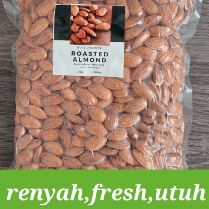 

roasted almond kacang almond panggang 500gr
