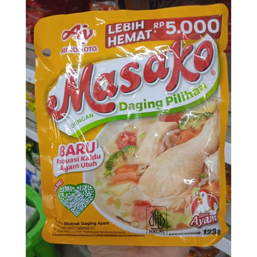 

Masako Ayam Rp 5000 123gram