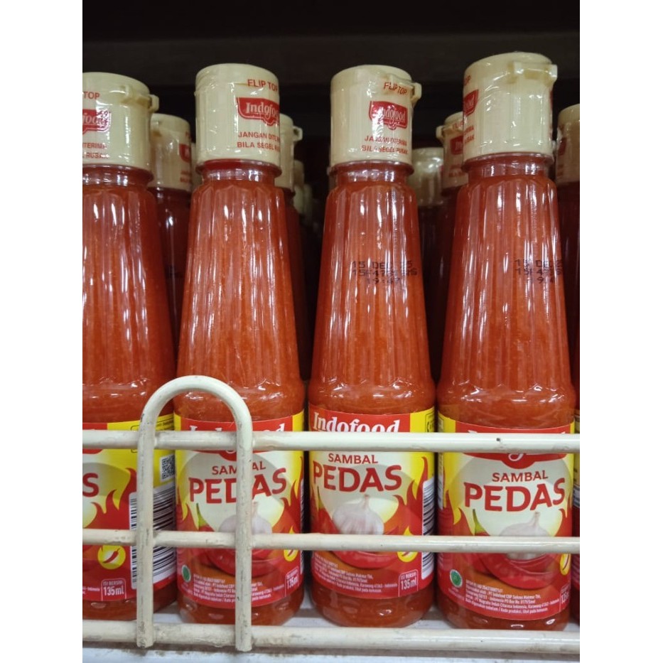 

Saos Indofood Pedas 135ml Botol