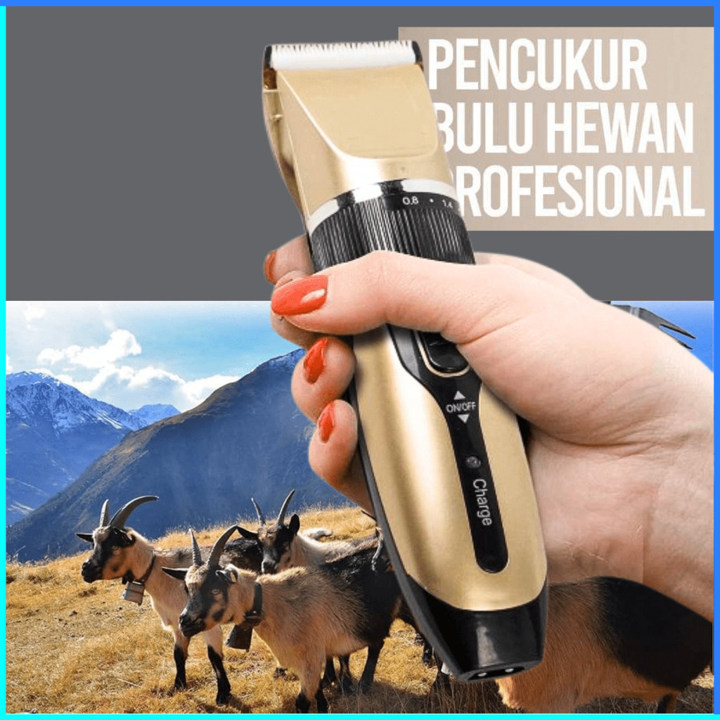Pusat BaoRun K5 Alat Cukur Domba Garut Elektrik / Mesin Cukur Kambing Domba Garut Kucing