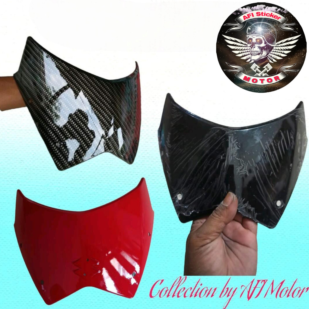 Visor Windshield SUZUKI Satria Fu New Facelift Facelite Faselit 150 2013 2014 2015 Karbon Carbon Sti