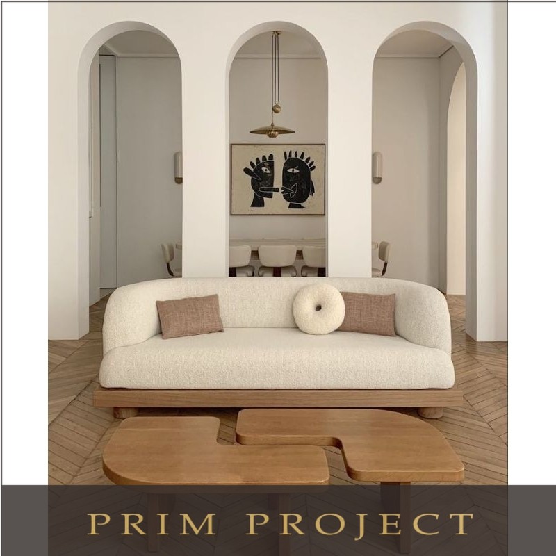 set ruang tamu sofa dan meja minimalis jati prim project