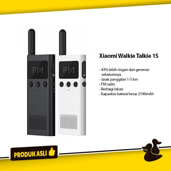Xiaomi Mijia Smart Walkie Talkie 1S HT Intercom Radio GPS Original