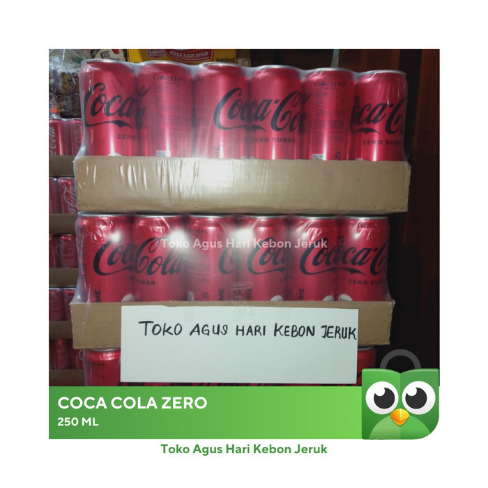 

COCA COLA ZERO kaleng 330ml