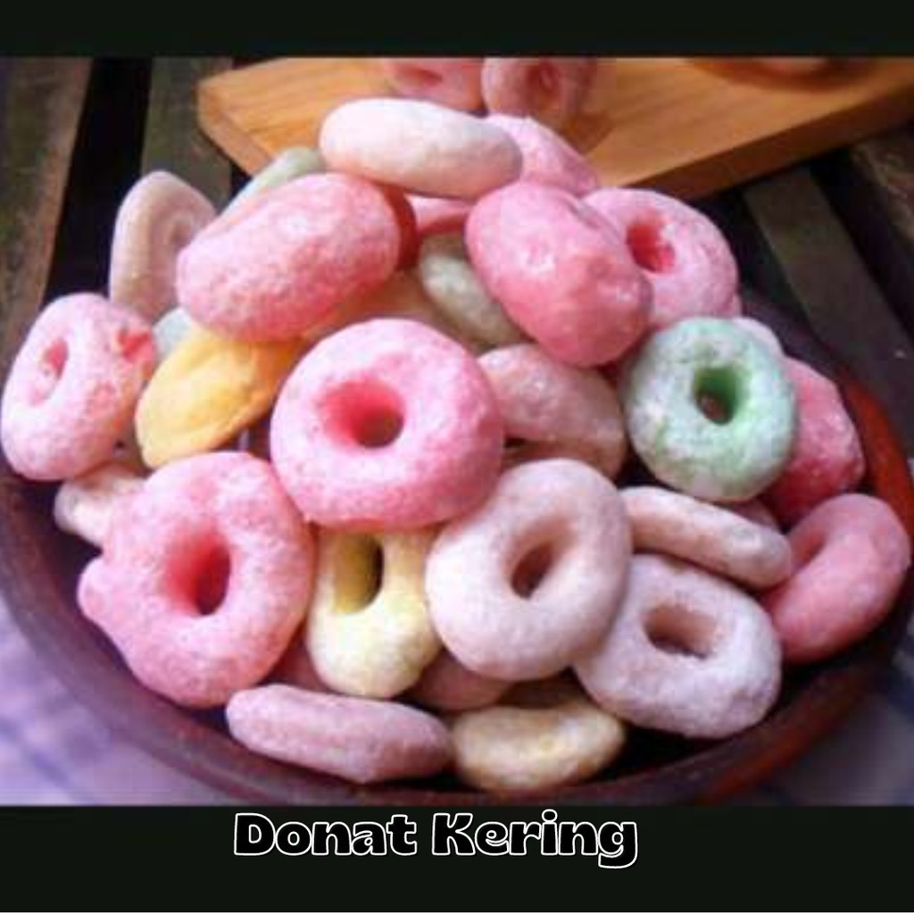 

DISKON Promo donat kering cemilan donat kering donat jadul salju kering