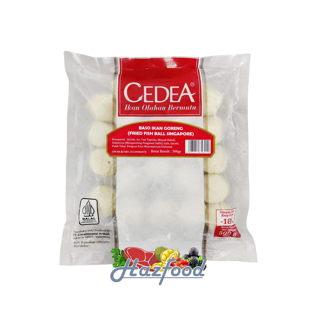 

Cedea Bakso Ikan Goreng / Fried Fish Ball Singapore 500 gram