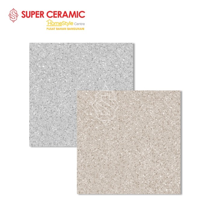 ASIA TILE 25x25 Keramik Lantai Kasar - ROMA GREY / ROMA BROWN