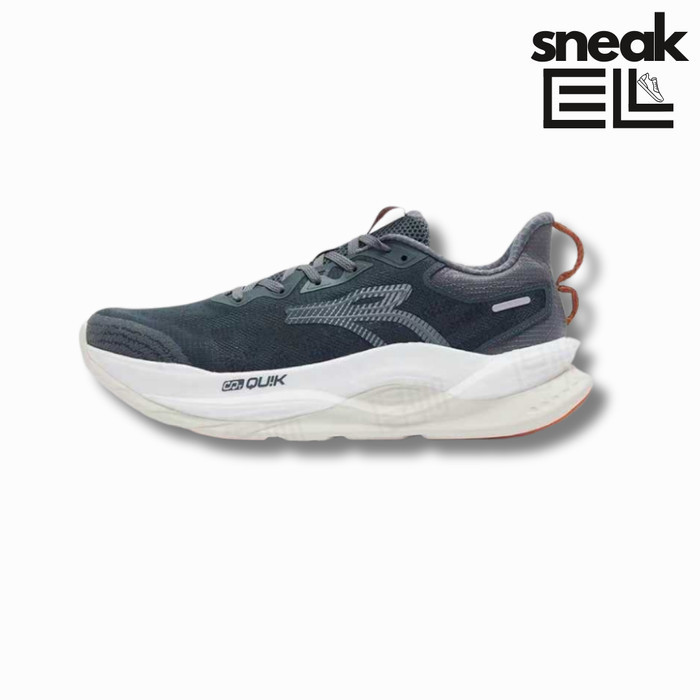 361° Red Flame 5 Graphite Gray Original Sepatu Running Pria/Running Shoes 672522218-9