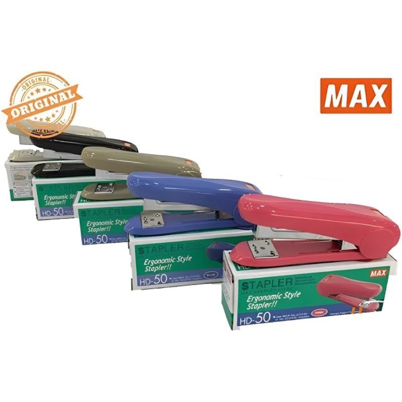 

MAX HD-50 STAPLER BESAR STAPLES ORIGINAL [1PCS]