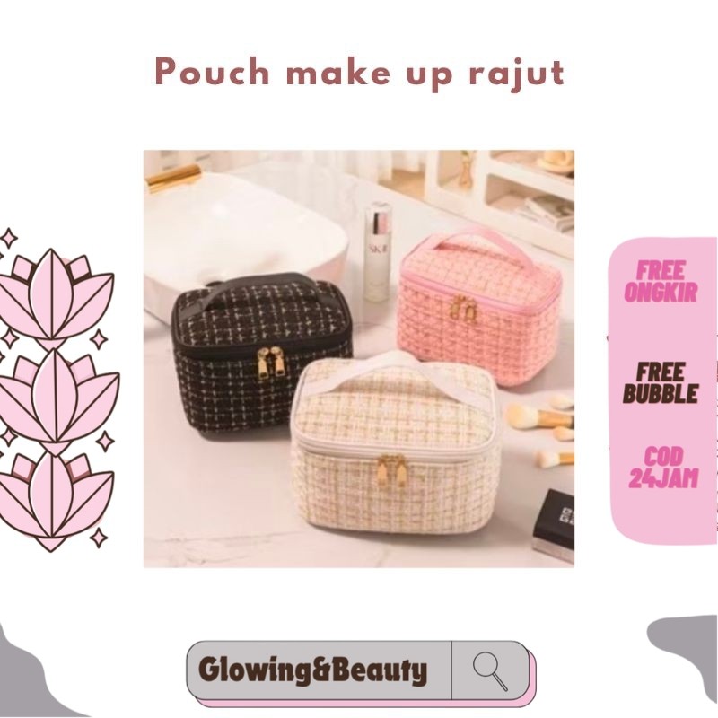 POUCH MAKE UP RAJUT