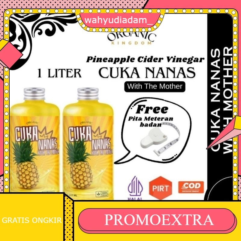 

1 liter cuka nanas by organic kingdom1 liter cuka nanas organic apple cider vinegar keto diet detox pelangsing penurun berat badan
