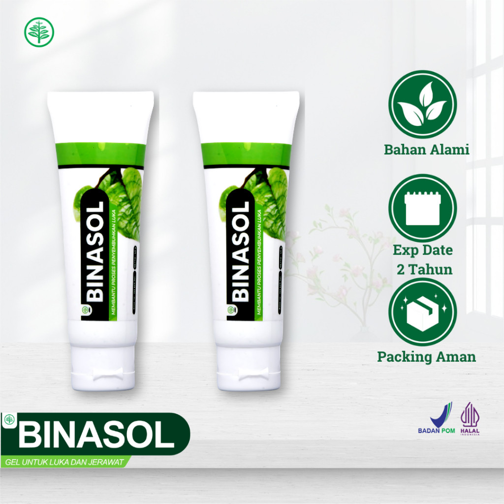 Binasol Gell Membantu Mengatasi Luka Pasca Operasi Diabetes - 2 Botol
