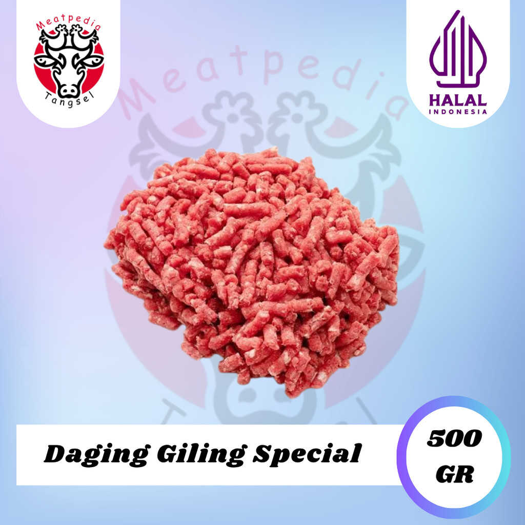 

Daging Giling Sapi Special - Daging Cincang Regular - Minced Beef 500gr