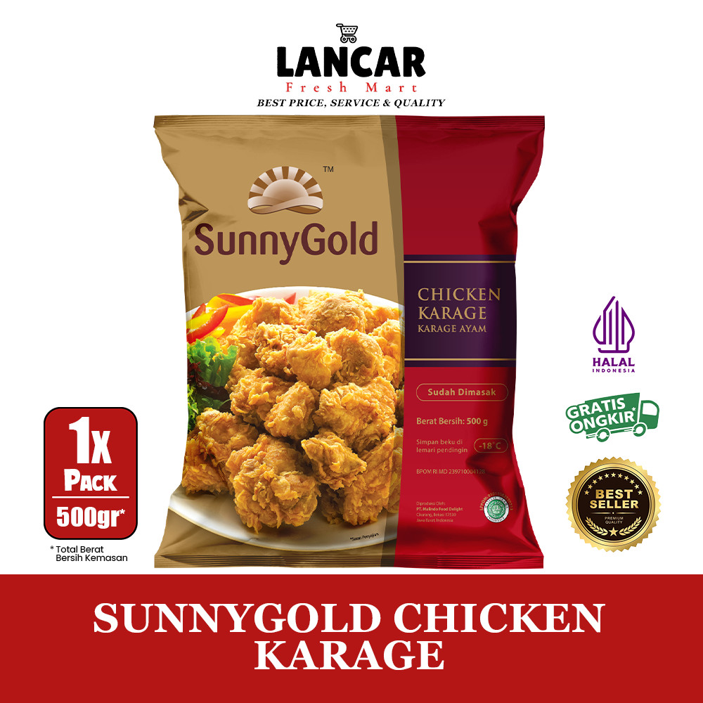 

SUNNYGOLD CHICKEN KARAGE 500GR