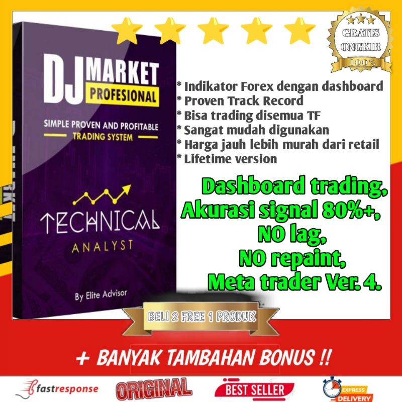 FX DJ Market Pro Indikator tools terbaik | Profit konsisten | Banyak bonus melimpah | Paket promo te