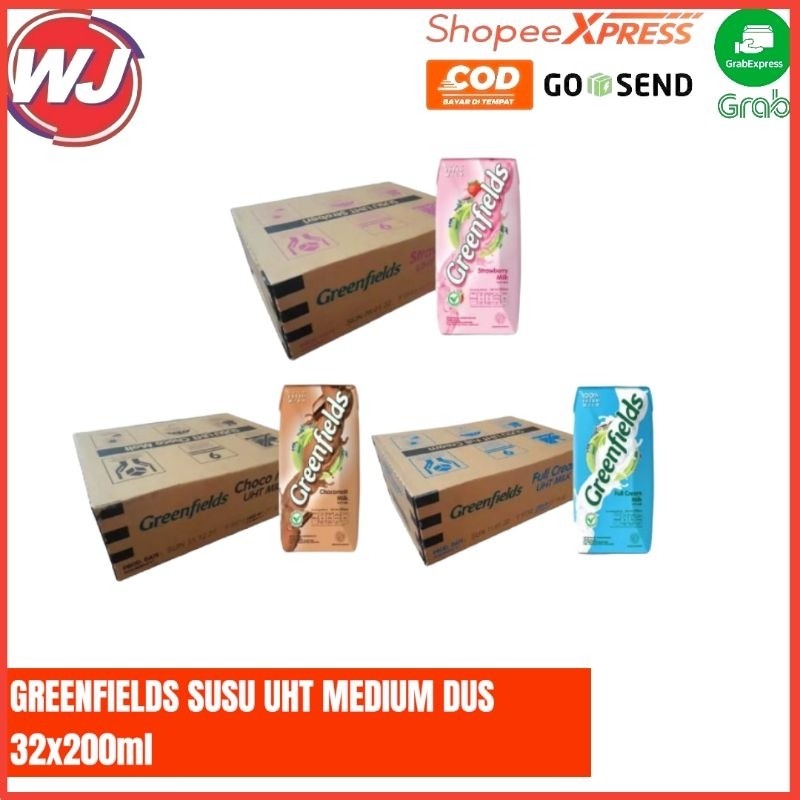

GREENFIELDS SUSU UHT MEDIUM DUS 32x200ml