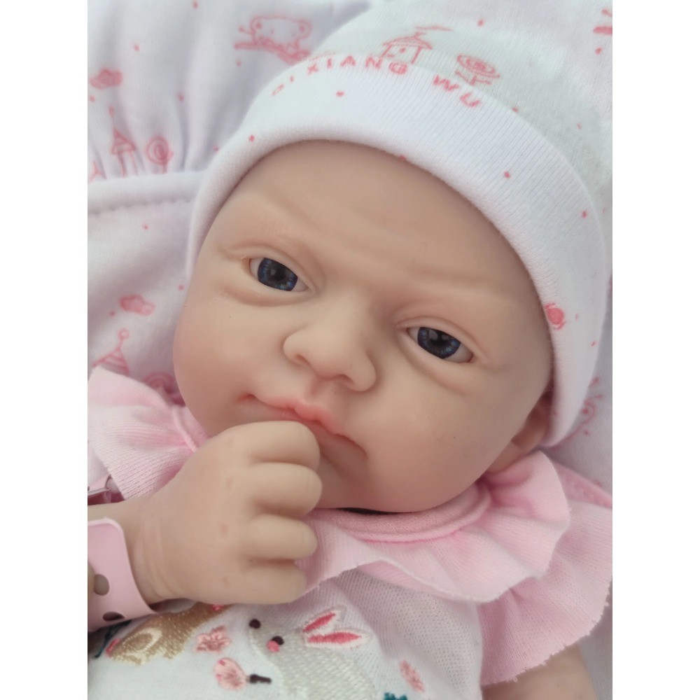 

12" Micro Preemie Cute Full Body Soft Silicone Baby Doll Boy Lifelike Reborn Doll Surprise Children Anti-Stress Cuerpo Entero