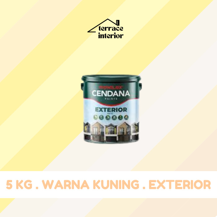 Cat Tembok Mowilex Cendana Exterior Warna Kuning 5 kg