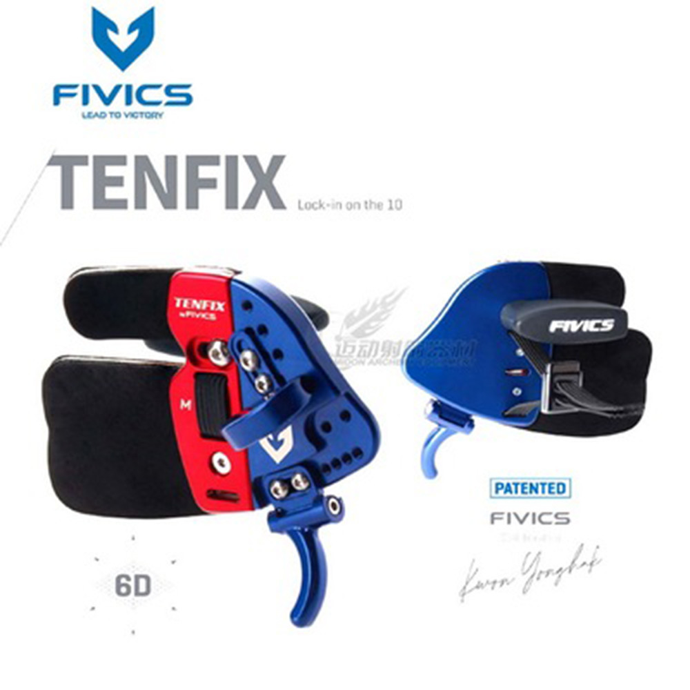 FIVICS TENFIX  Cordovan Leather Archery Finger Tab,  Cordovan Archery Finger Guard, Right Hand