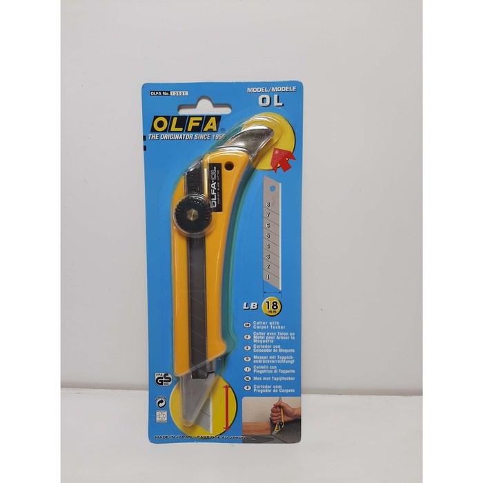 

Olfa Cutter 18mm Snap-Off blade cutter OL