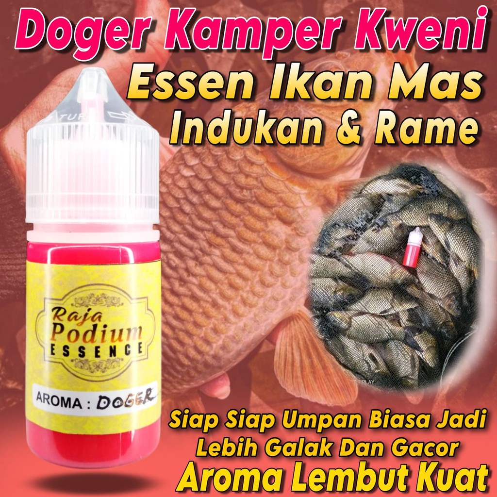 Essen Oplosan Aroma Doger Kaweni Khusus Ikan Mas Paling Gacor Essen Khusus Ikan Mas Paling Gacor Bua