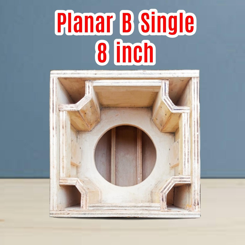 Box Speaker subwoofer 8 inch planar  tebal 12mili cocok untuk pelengkap sound miniatur anda