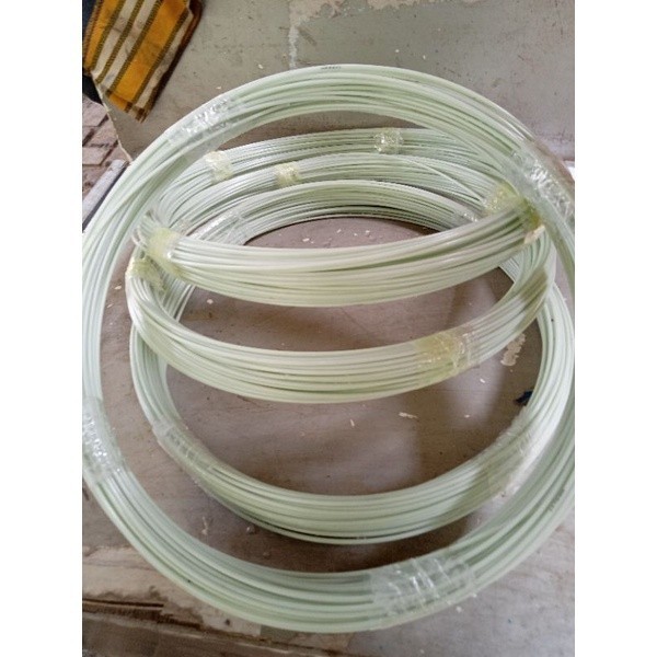 ruji jeruji fiber putih susu  1.8mm.2mm.2.2mm.2.5mm.2.7mm.3mm.3.5mm.4m - Putih, 1.8mm