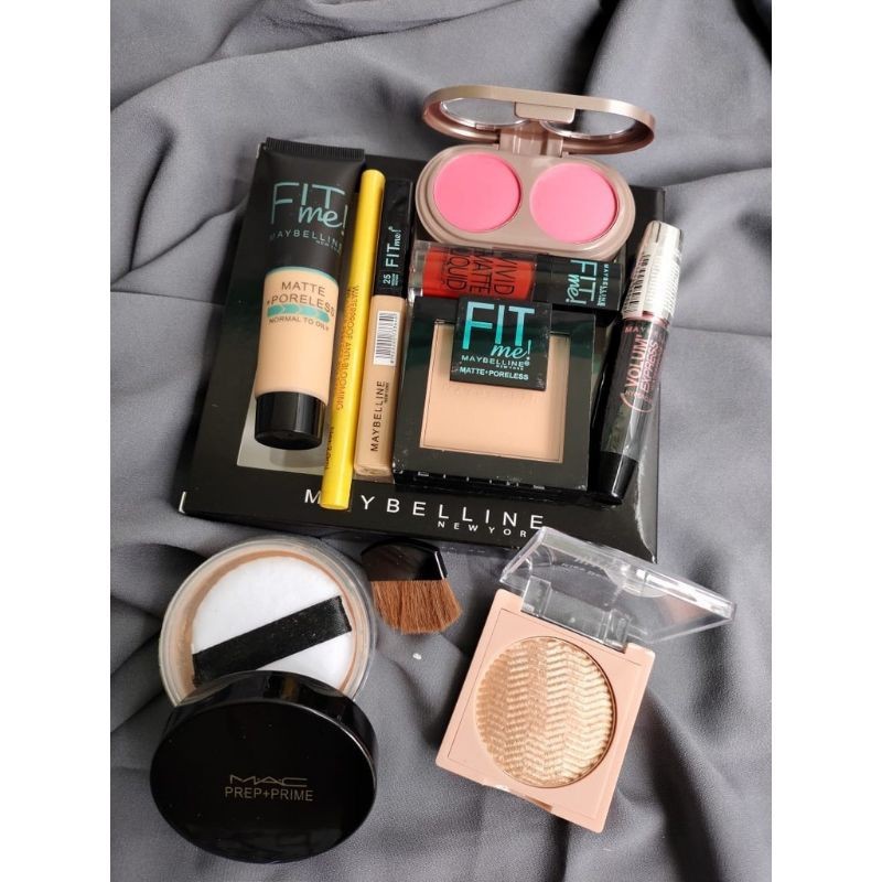 PAKET MAKEUP MAYBELLINE SET LENGKAP / MAKEUP SESERAHAN