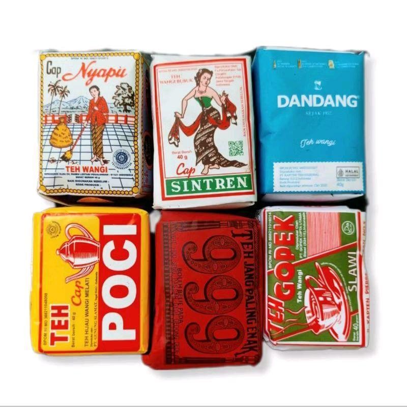 

Teh Racikan Khas Solo 6 pcs (poci 999 gopek nyapu sintren dandang) Racikan es teh solo viral