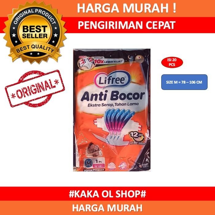 Isi 20 Lifree popok PEREKAT Dewasa Ukuran M/L/XL - M PEREKAT