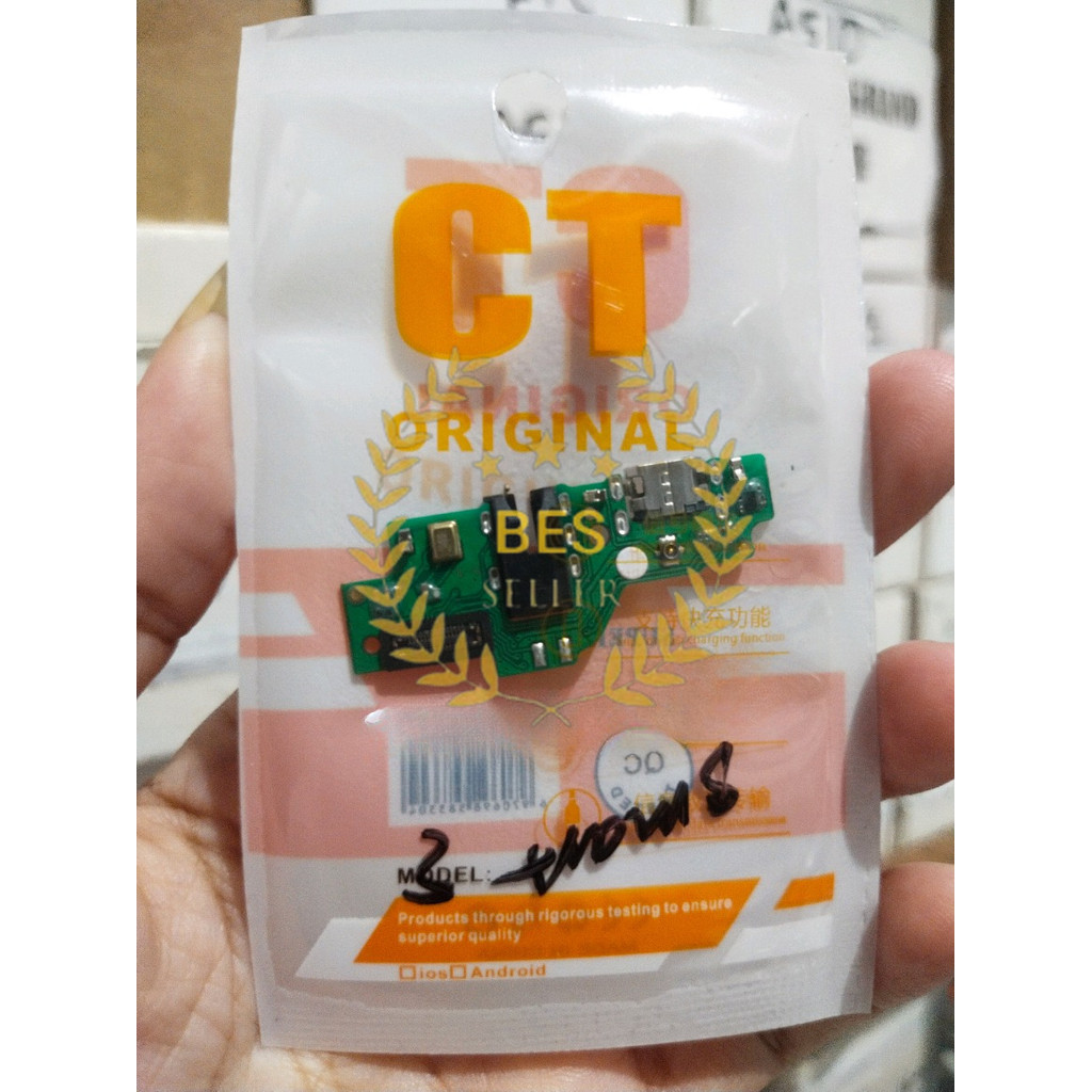 Konektor Cas INFINIX SMART 5/ Papan Cas Board PCB Konektor Charger Infinix Smart 5 X657 HOT 10 Lite