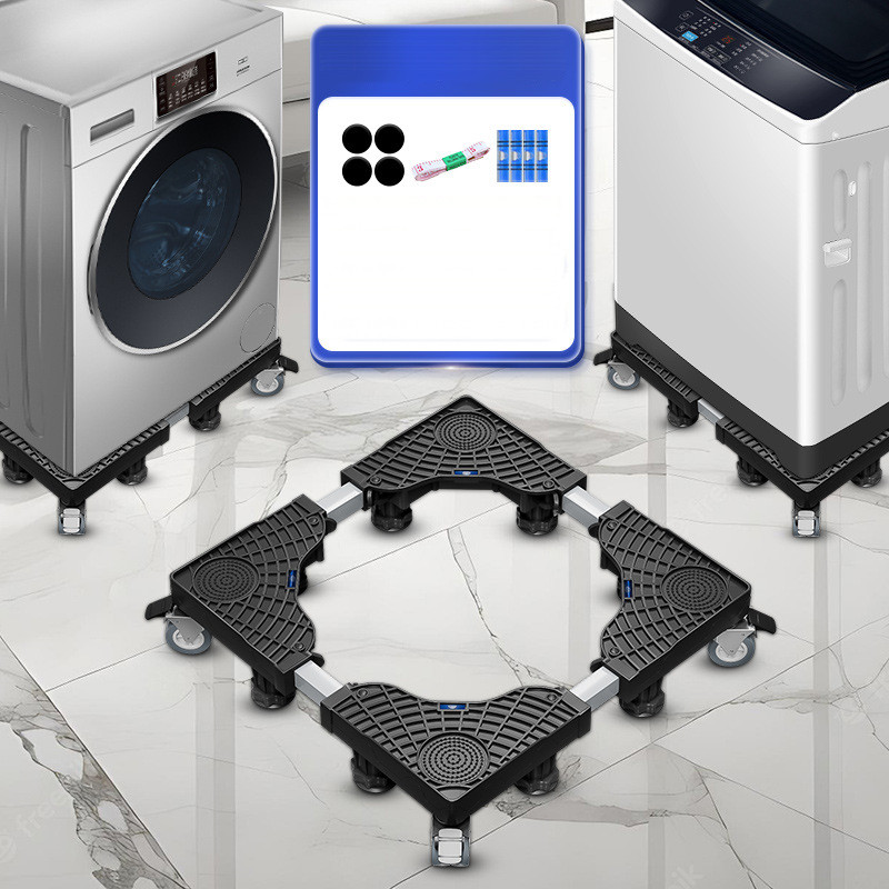 Alas Mesin Cuci Kaki Kulkas Stainless Steel Alas Kaki Mesin Cuci Dudukan Universal 2 Tabung Dudukan