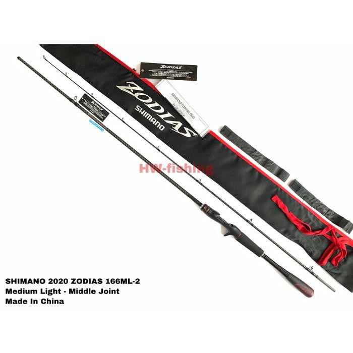 SHIMANO 2020 ZODIAS 166ML-2 BC Rod - Garansi Resmi Shimano