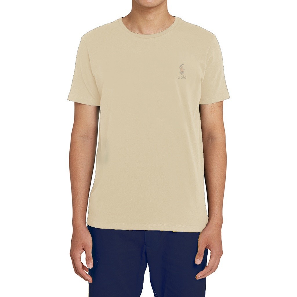 POLO SPORT - 70.0013.67 Jersey Crewneck T-Shirt Mens -  Beige