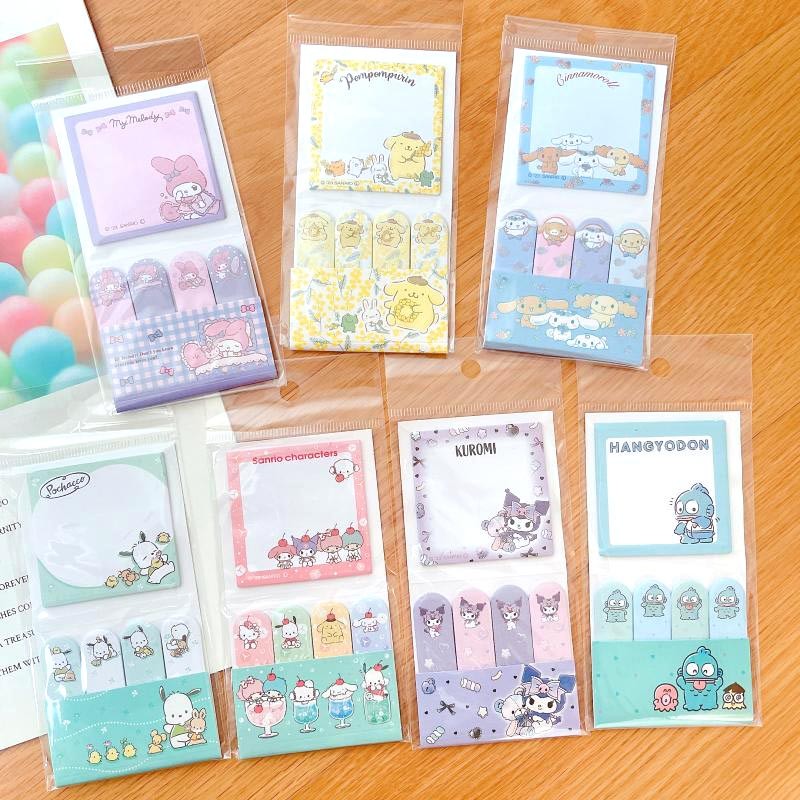 

Kuromi Melody Hangyodon Memo Pad Sanrio Cinnamoroll N Times Sticky Note Stationery Notepad Planner Sticker Post School Supplies