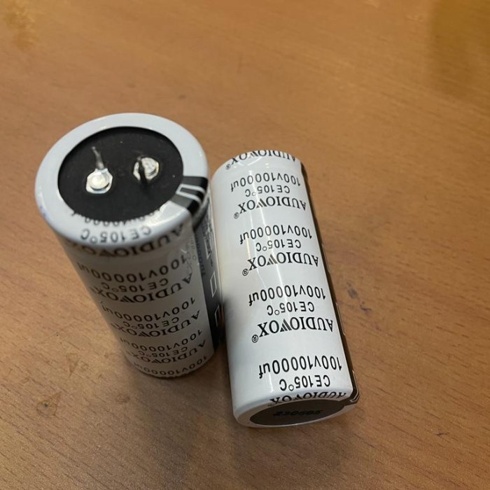 Capacitor elco 10.000uf 100v audiovox putih elko 10.000uf 100volt.Capacitor elco 10.000uf 100v audio