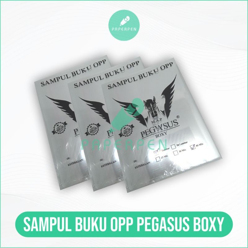 

(SN.ATK) (Pak) Sampul Bening Pegasus Boxy