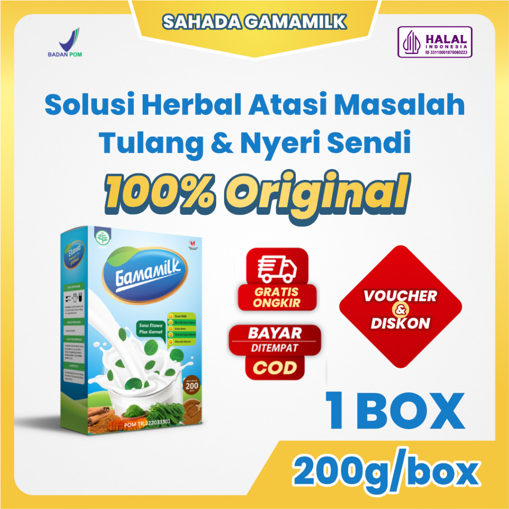 

GAMAMILK SUSU ETAWA plus GAMAT - Solusi Atasi Masalah Sendi dan Tulang, Asam Urat, Rematik 26