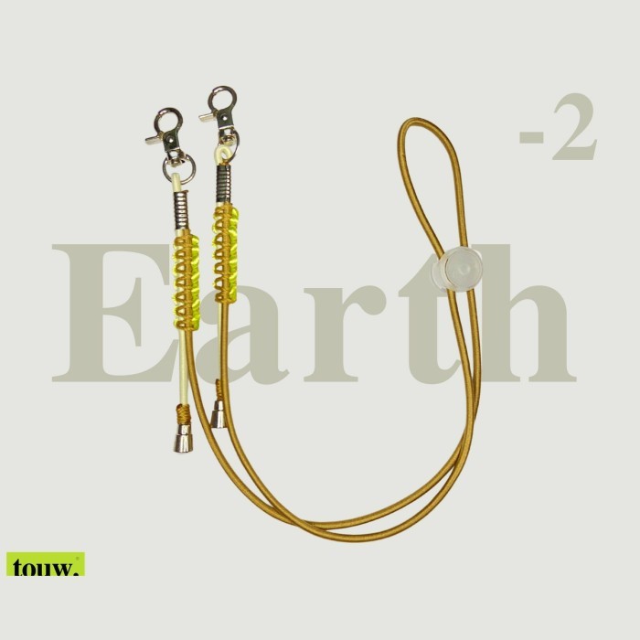 Strap Mask Touw Earth Tone Colors Hijab Conector | Kalung Masker Hijab - e-4