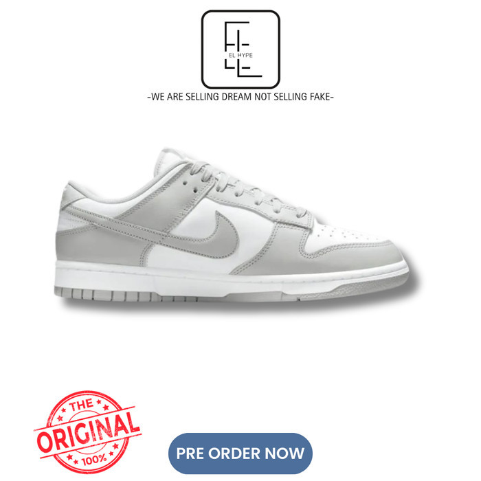 Nike Dunk Low Retro Grey Fog  (100% Original) DD1391-103