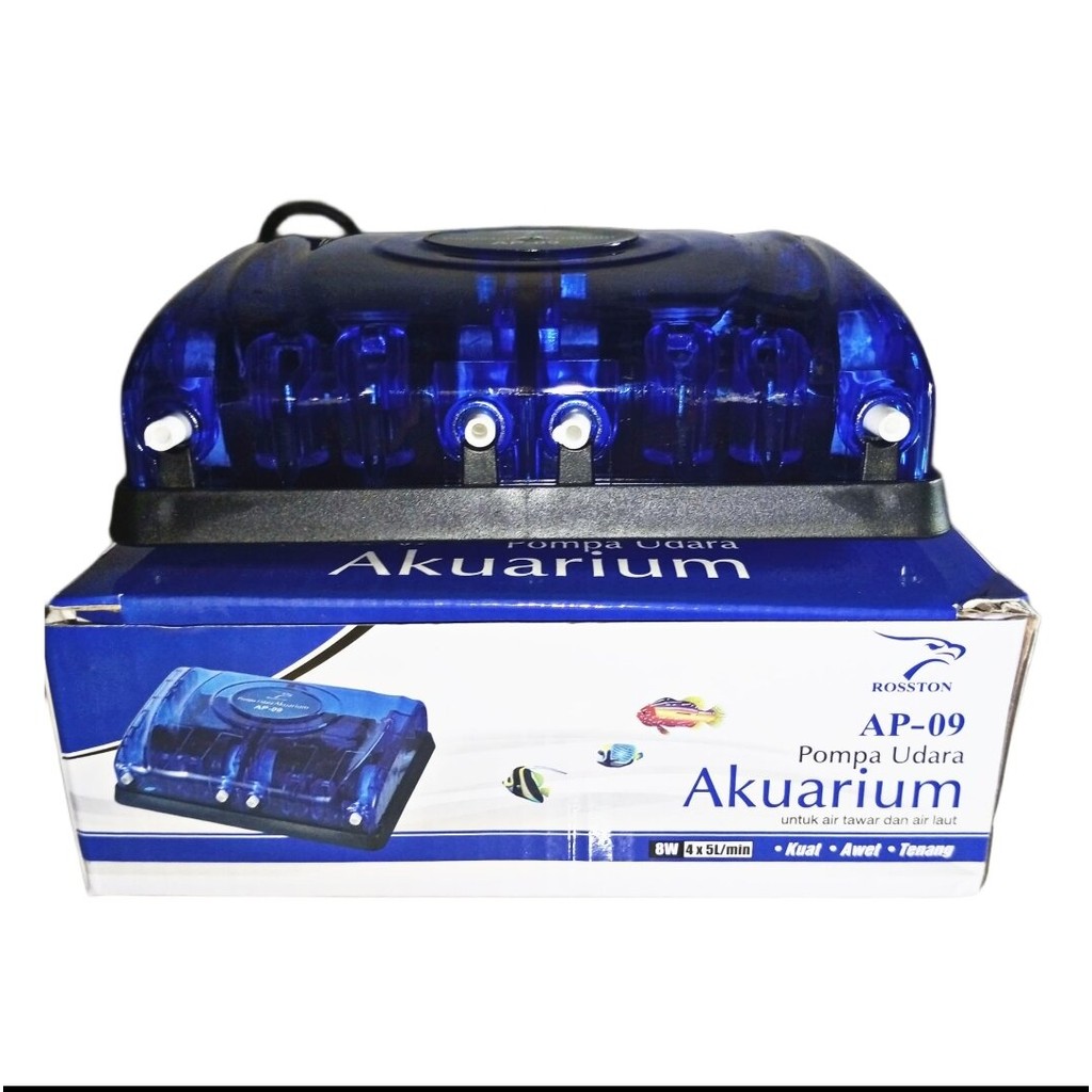 Mesin Aerator 4 Lubang aquarium dan kolam. pakai Listrik