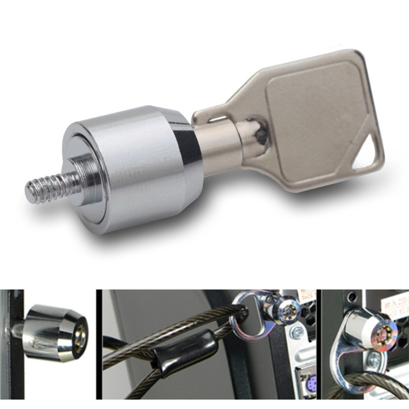 

Security Keys Lock Protections Anti-theft Desktop Computer Chassis Management Computer Case Lock with Keys Replacement