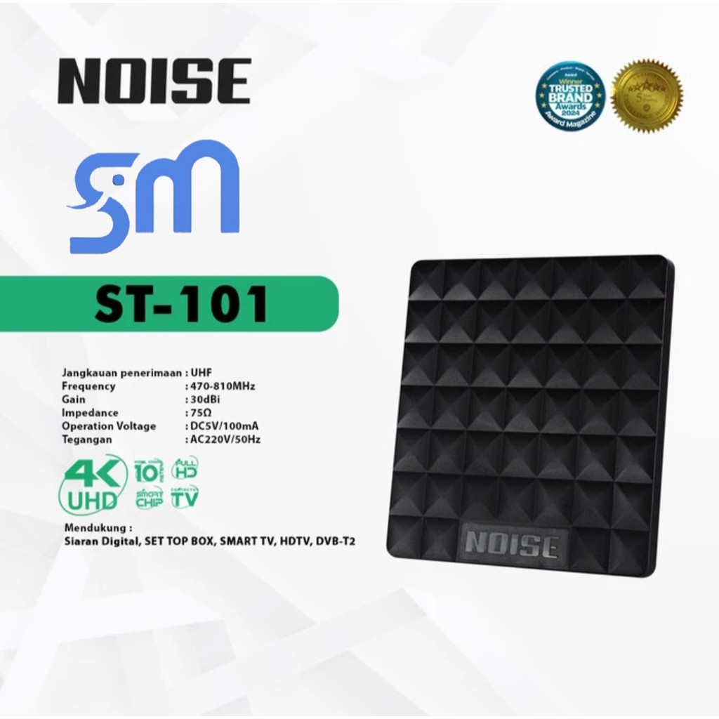 antena tv Digital Noise ST-101 outdoor indoor ST101 4K luar dalam