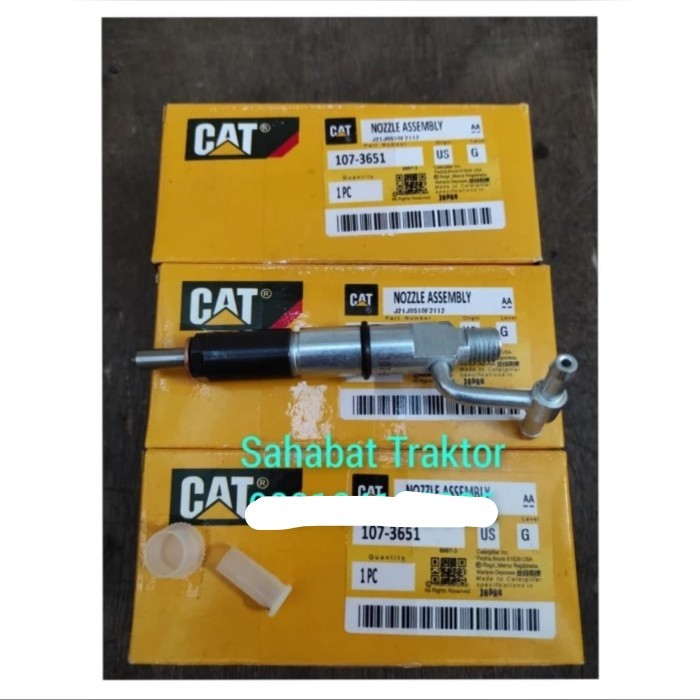 Nozzle assy / fuel injector D3C 107-3651 1073651 berkualitas
