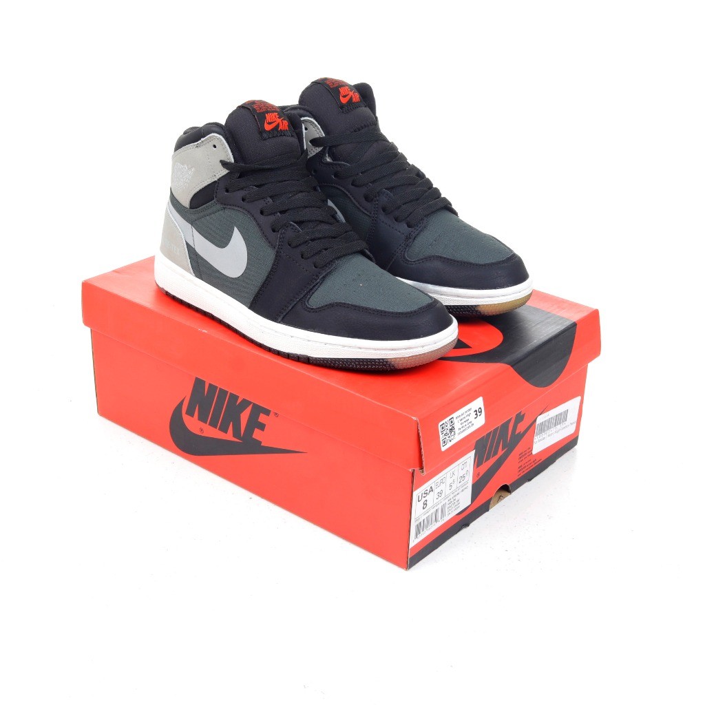 (ZEEZ) Sepatu Nike Air Jordan 1 Retro High Goretex Particle Grey