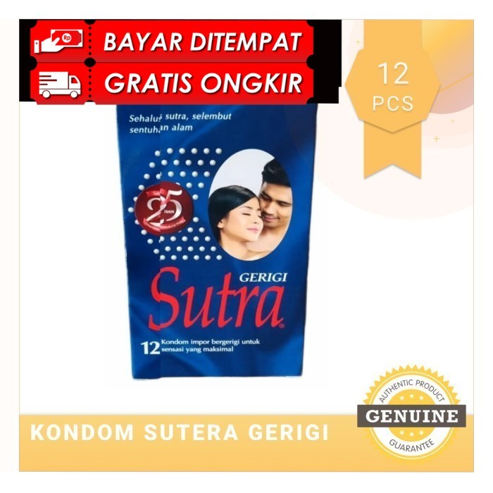 COD Kondom Sutra Gerigi Isi 12 ORIGINAL PRODUK