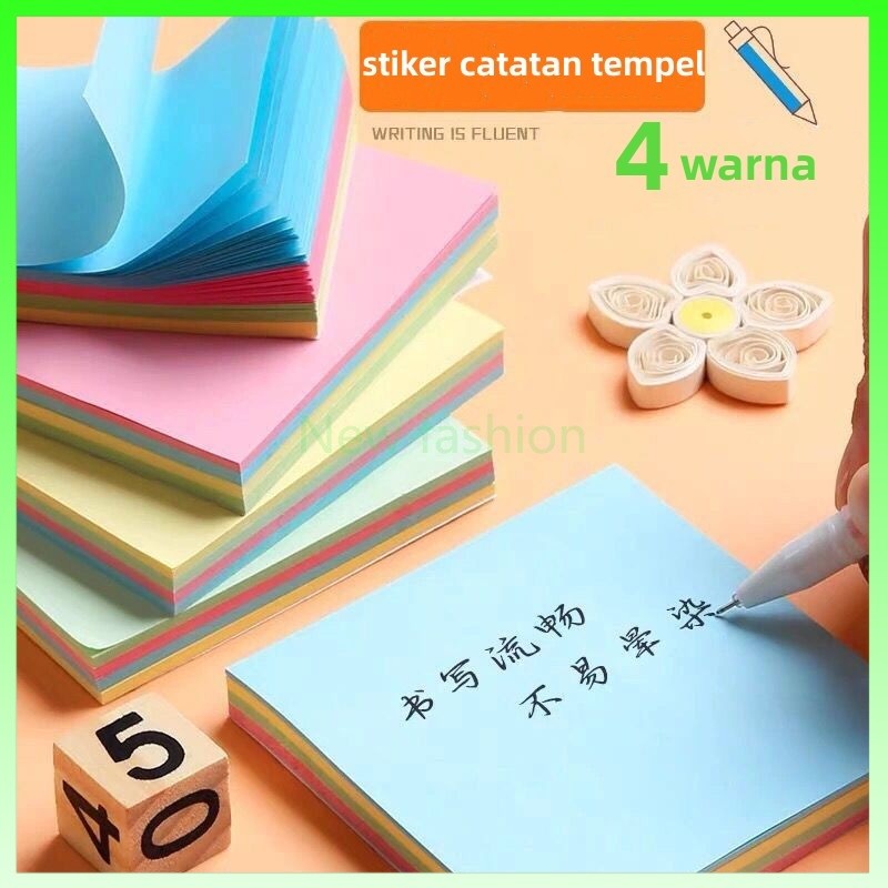 

stiker memo/sticky memo/kertas catatan isi 100 pcs