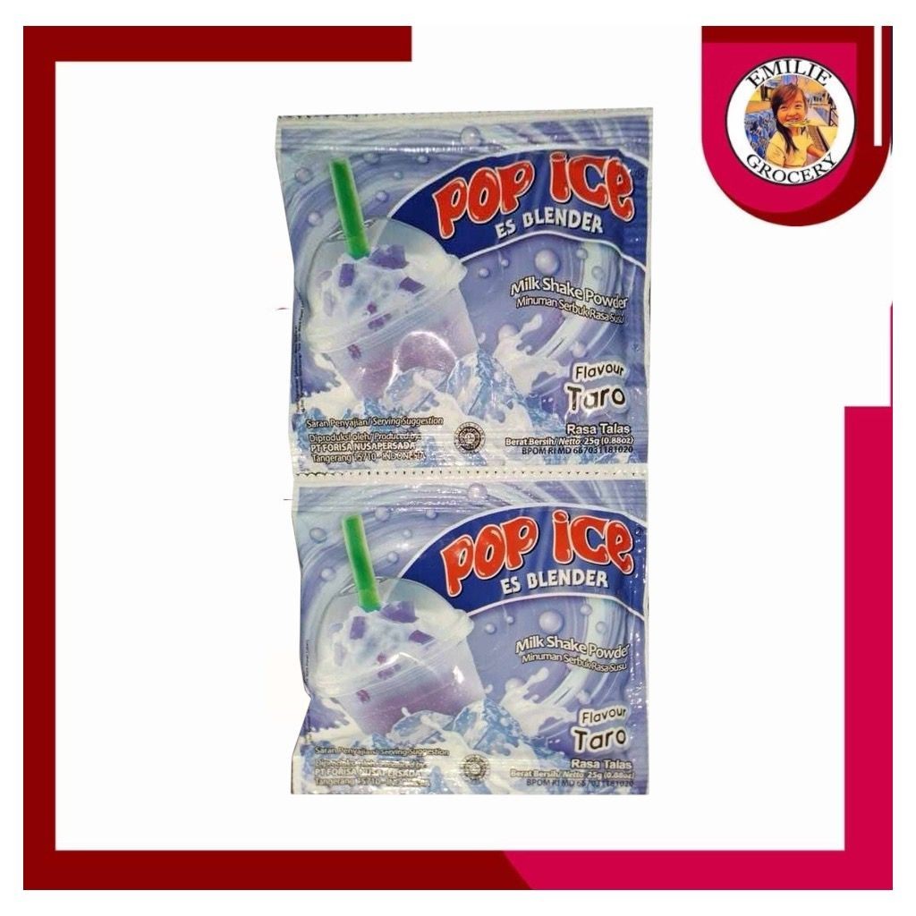 

Pop Ice Es Blender Taro Renceng 10 Pcs Sachet 25gram