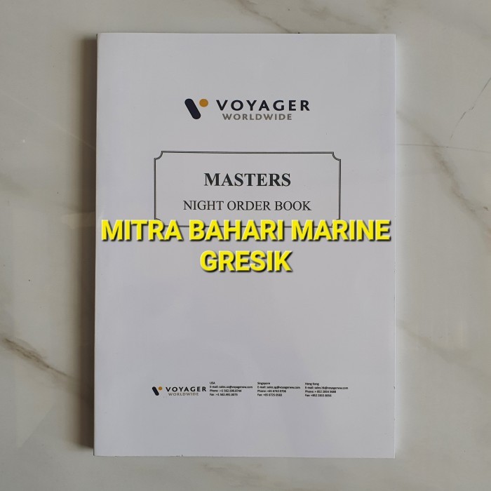 

Master Night Order Book